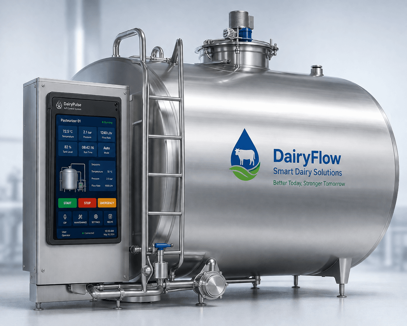 Smart Dairy Monitoring & Industrial IIoT Platform architecture 2 Smart Dairy Monitoring & Industrial IIoT Platform | Nitesh Solanki