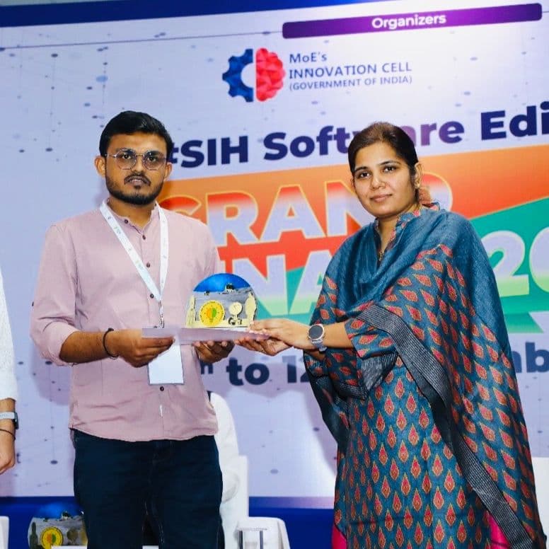 Nitesh Solanki — Grand Finale of Smart India Hackathon 2024 Nitesh Solanki: Grand Finale of Smart India Hackathon 2024