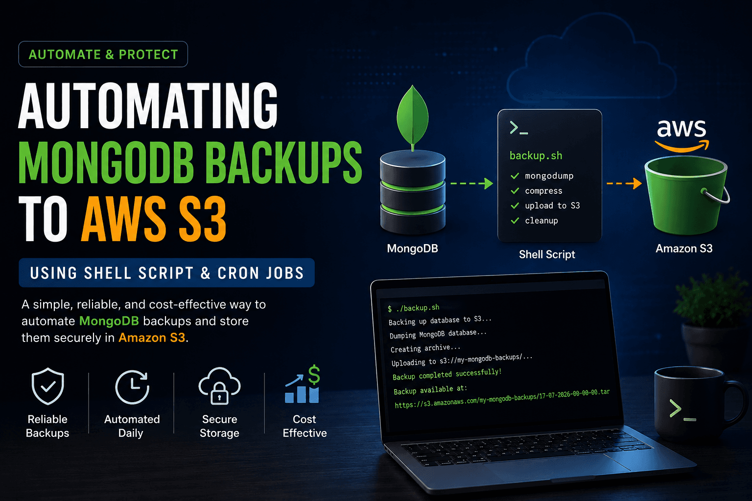mongodb-backup-to-aws-s3-shell-script-cron